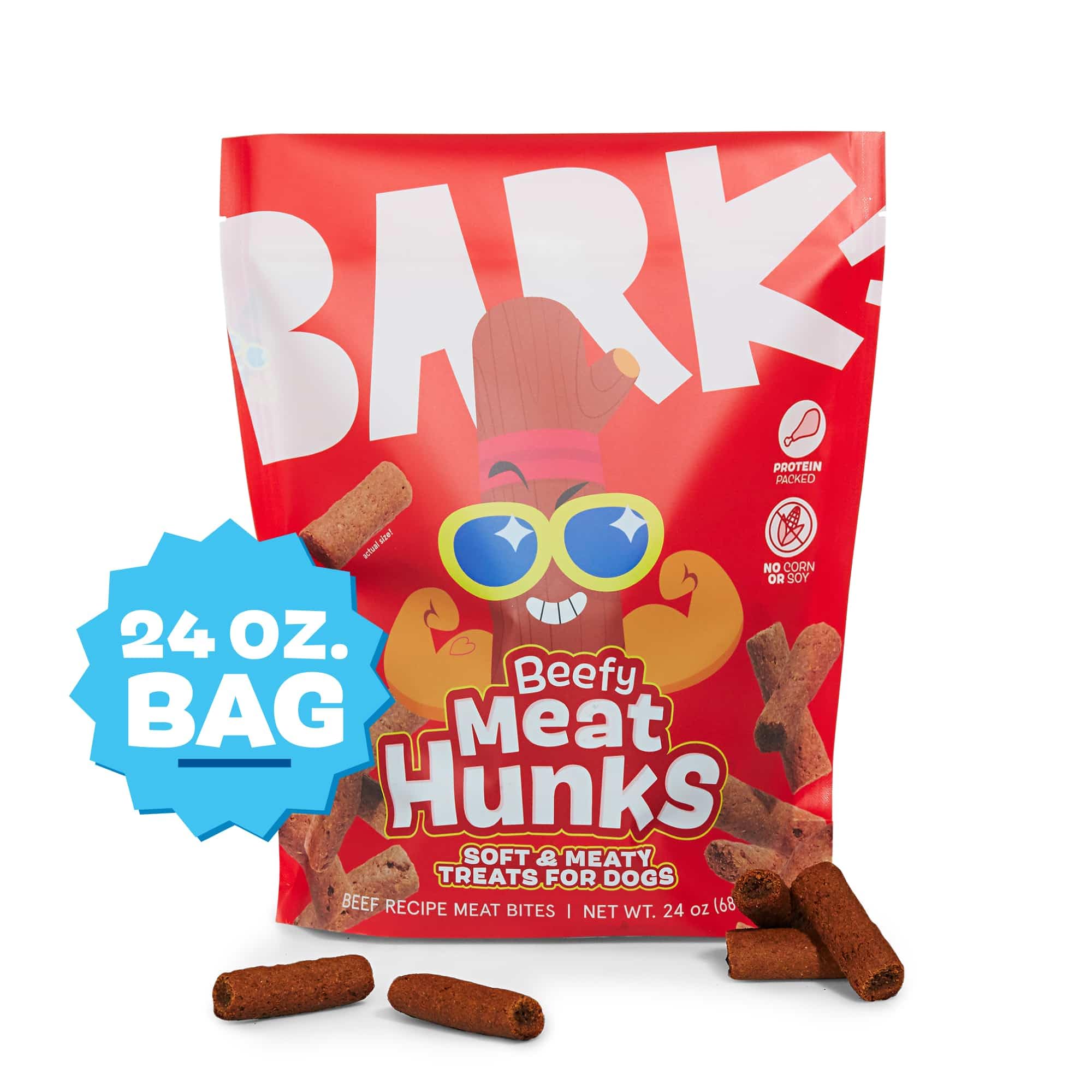Amazon.com : Barkbox Beefy Meat Hunks - Savory Beef Recipe with